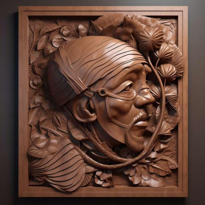 نموذج ثلاثي الأبعاد لآلة CNC 3D Art 